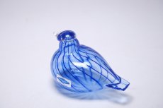 画像4: 北欧アートガラス/ビンテージガラス/Oiva Toikka/オイバ・トイッカ/iittala/イッタラ/Birds/バード/別注/NIB/1989年/ブルー (4)