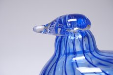 画像2: 北欧アートガラス/ビンテージガラス/Oiva Toikka/オイバ・トイッカ/iittala/イッタラ/Birds/バード/別注/NIB/1989年/ブルー (2)