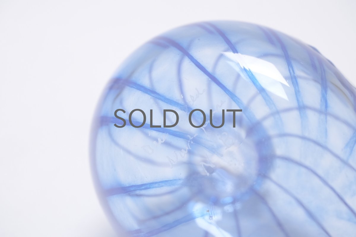 画像7: 北欧アートガラス/ビンテージガラス/Oiva Toikka/オイバ・トイッカ/iittala/イッタラ/Birds/バード/別注/NIB/1989年/ブルー (7)