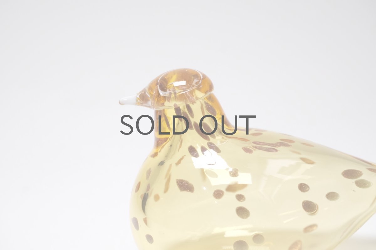 画像4: 北欧アートガラス/ビンテージガラス/Oiva Toikka/オイバ・トイッカ/イッタラ/Birds/バード/Siru/Golden Yellow Tern (4)