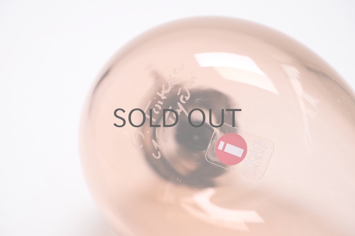 画像8: 北欧アートガラス/ビンテージガラス/Oiva Toikka/オイバ・トイッカ/イッタラ/Birds/バード/Chiff Chaff/Tiltti/サーモンピンク (8)