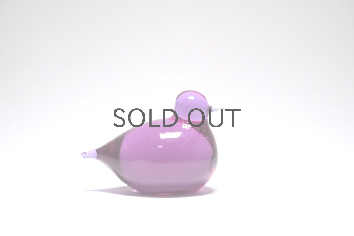 画像2: 北欧アートガラス/ビンテージガラス/Oiva Toikka/オイバ・トイッカ/ヌータヤルヴィ/Birds/バード/Pulmu//プルム/1989/アメジスト (2)