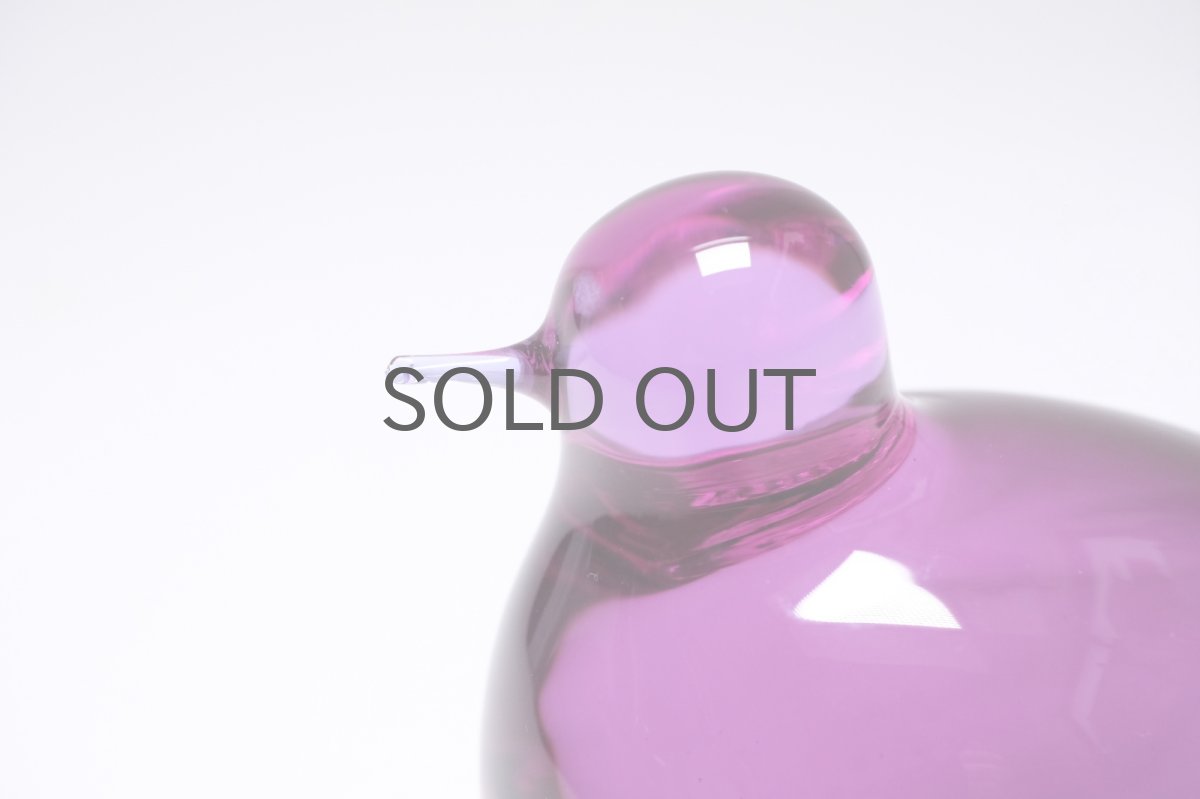 画像4: 北欧アートガラス/ビンテージガラス/Oiva Toikka/オイバ・トイッカ/ヌータヤルヴィ/Birds/バード/Pulmu//プルム/1989/アメジスト (4)