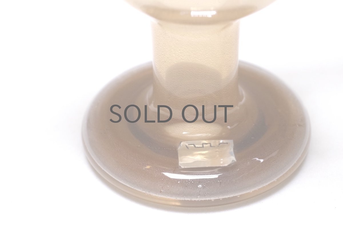 画像9: 北欧アートガラス/ビンテージガラス/Oiva Toikka/オイバ・トイッカ/Nuutajarv/ヌータヤルヴィ/Sieppo/シエッポスタンド/貴重色ハニー (9)