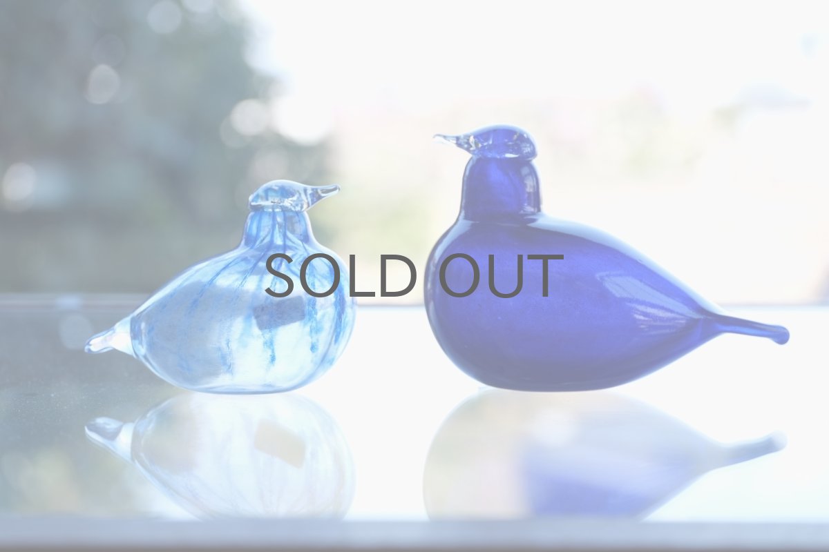 画像11: 北欧アートガラス/ビンテージガラス/Oiva Toikka/オイバ・トイッカ/Birds/バード/Nuutajarvi/ヌータヤルヴィ/little turn/リトルターン/コアジサシ/ブルー (11)