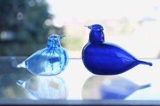 画像12: 北欧アートガラス/ビンテージガラス/Oiva Toikka/オイバ・トイッカ/iittala/イッタラ/Birds/バード/別注/NIB/1989年/ブルー (12)