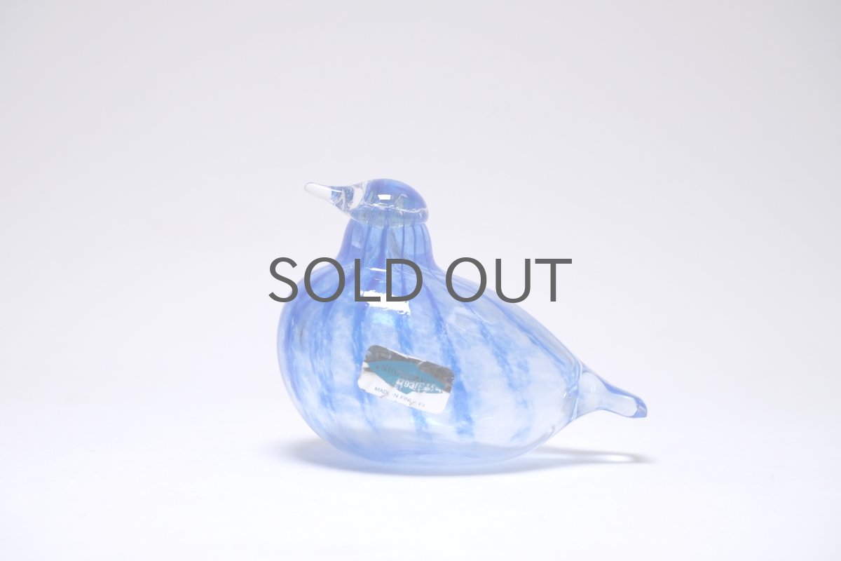 画像1: 北欧アートガラス/ビンテージガラス/Oiva Toikka/オイバ・トイッカ/iittala/イッタラ/Birds/バード/別注/NIB/1989年/ブルー (1)