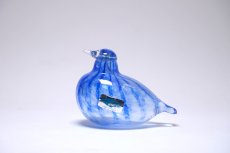 画像1: 北欧アートガラス/ビンテージガラス/Oiva Toikka/オイバ・トイッカ/iittala/イッタラ/Birds/バード/別注/NIB/1989年/ブルー (1)