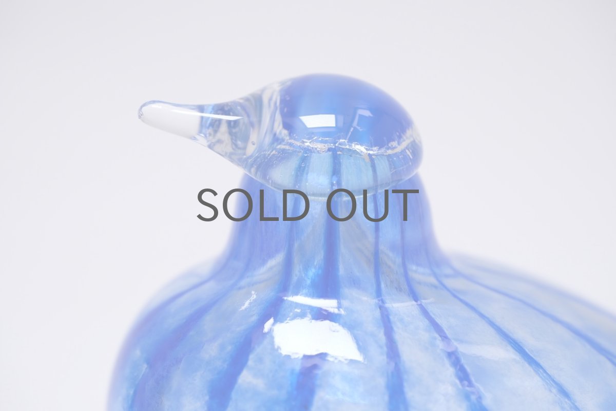画像2: 北欧アートガラス/ビンテージガラス/Oiva Toikka/オイバ・トイッカ/iittala/イッタラ/Birds/バード/別注/NIB/1989年/ブルー (2)