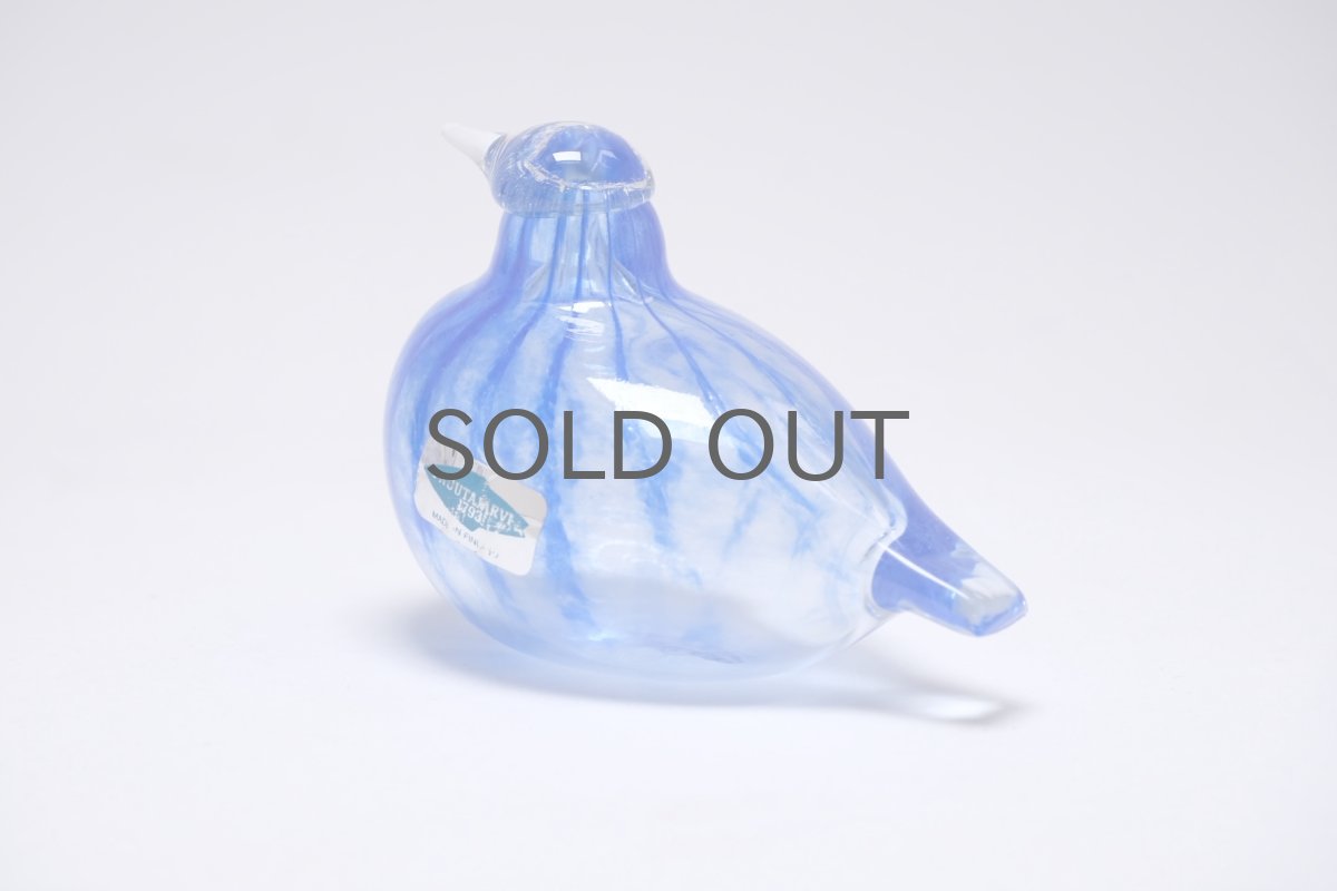 画像5: 北欧アートガラス/ビンテージガラス/Oiva Toikka/オイバ・トイッカ/iittala/イッタラ/Birds/バード/別注/NIB/1989年/ブルー (5)