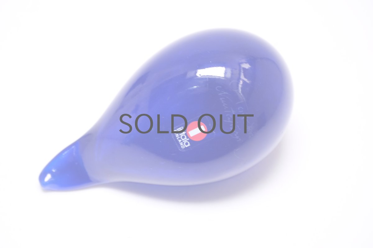 画像7: 北欧アートガラス/ビンテージガラス/Oiva Toikka/オイバ・トイッカ/Birds/バード/Nuutajarvi/ヌータヤルヴィ/little turn/リトルターン/コアジサシ/ブルー (7)