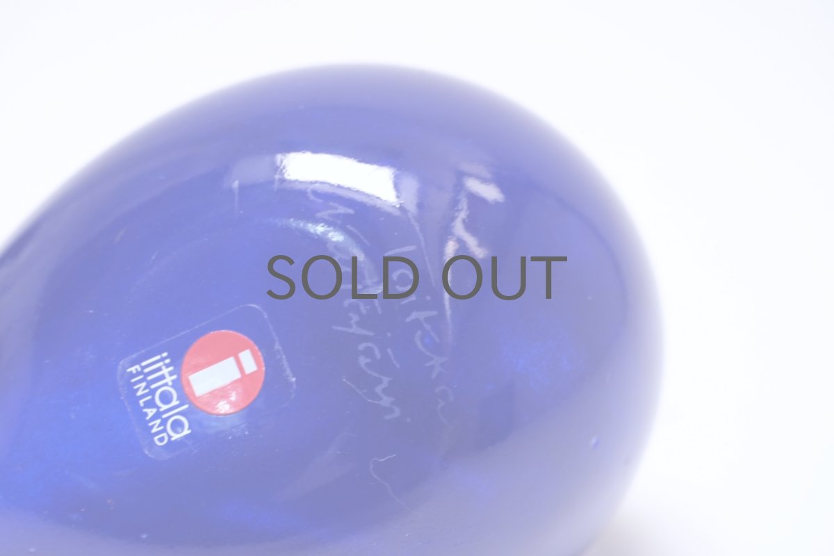 画像8: 北欧アートガラス/ビンテージガラス/Oiva Toikka/オイバ・トイッカ/Birds/バード/Nuutajarvi/ヌータヤルヴィ/little turn/リトルターン/コアジサシ/ブルー (8)