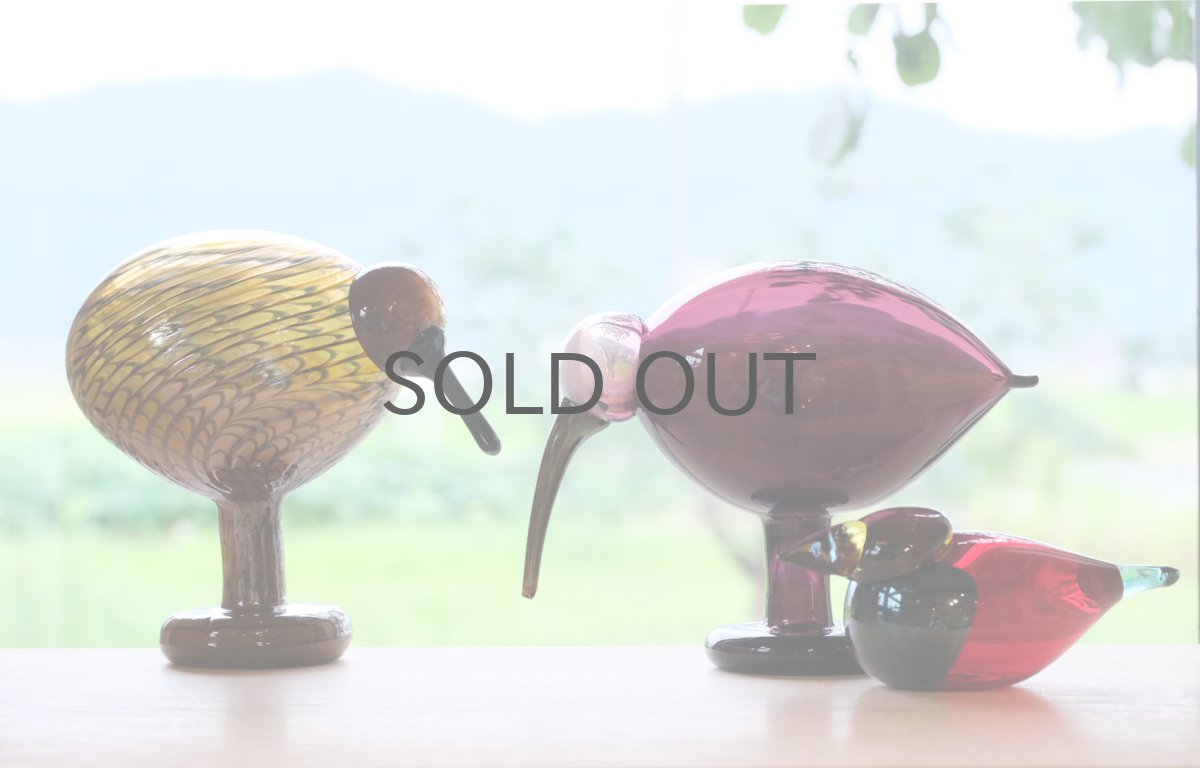 画像11: 北欧アートガラス/ビンテージガラス/Oiva Toikka/オイバ・トイッカ/iittala/イッタラ/Birds/バード/Kultakiwi/Golden kiwi/ゴールデンキウイ/Kotiliesi/2005年 (11)