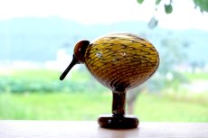 画像9: 北欧アートガラス/ビンテージガラス/Oiva Toikka/オイバ・トイッカ/iittala/イッタラ/Birds/バード/Kultakiwi/Golden kiwi/ゴールデンキウイ/Kotiliesi/2005年 (9)