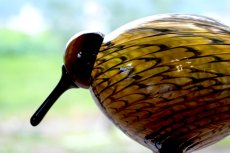 画像10: 北欧アートガラス/ビンテージガラス/Oiva Toikka/オイバ・トイッカ/iittala/イッタラ/Birds/バード/Kultakiwi/Golden kiwi/ゴールデンキウイ/Kotiliesi/2005年 (10)