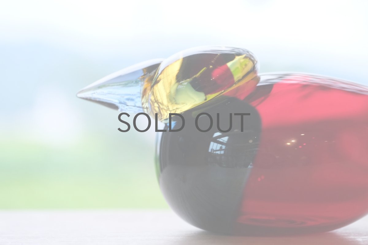 画像12: 北欧アートガラス/ビンテージガラス/Oiva Toikka/オイバ・トイッカ/Nuutajarvi/Quees Fisher/クィーンフィッシャー/2005年 (12)