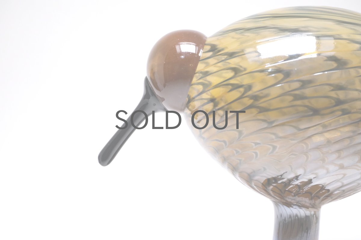 画像2: 北欧アートガラス/ビンテージガラス/Oiva Toikka/オイバ・トイッカ/iittala/イッタラ/Birds/バード/Kultakiwi/Golden kiwi/ゴールデンキウイ/Kotiliesi/2005年 (2)