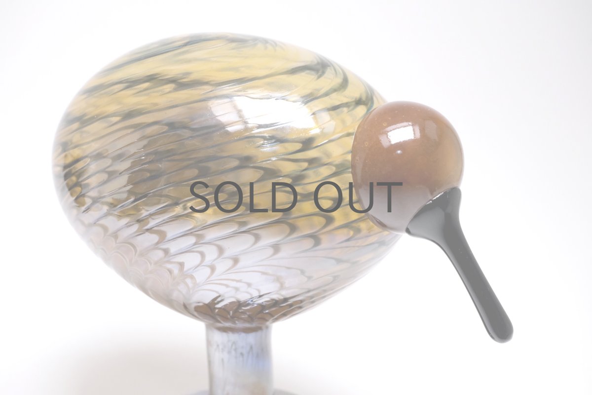 画像4: 北欧アートガラス/ビンテージガラス/Oiva Toikka/オイバ・トイッカ/iittala/イッタラ/Birds/バード/Kultakiwi/Golden kiwi/ゴールデンキウイ/Kotiliesi/2005年 (4)