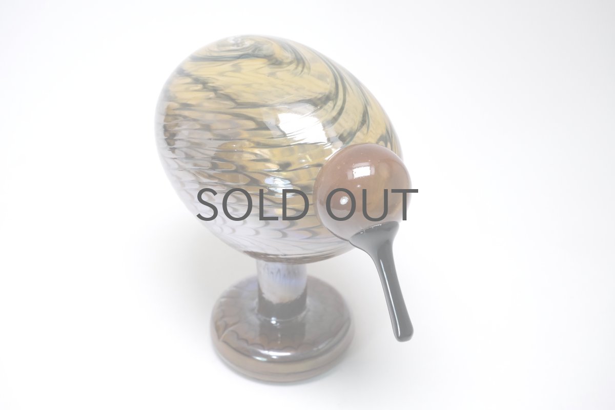 画像6: 北欧アートガラス/ビンテージガラス/Oiva Toikka/オイバ・トイッカ/iittala/イッタラ/Birds/バード/Kultakiwi/Golden kiwi/ゴールデンキウイ/Kotiliesi/2005年 (6)