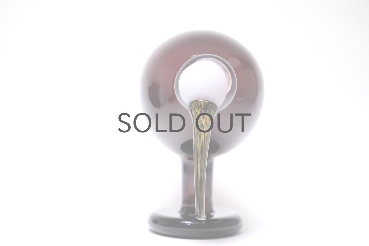 画像4: 北欧アートガラス/ビンテージガラス/Oiva Toikka/オイバ・トイッカ/Nuutajarvi/ヌータヤルヴィ/Lilac Ibis/ライラックアイビス/2009年 (4)