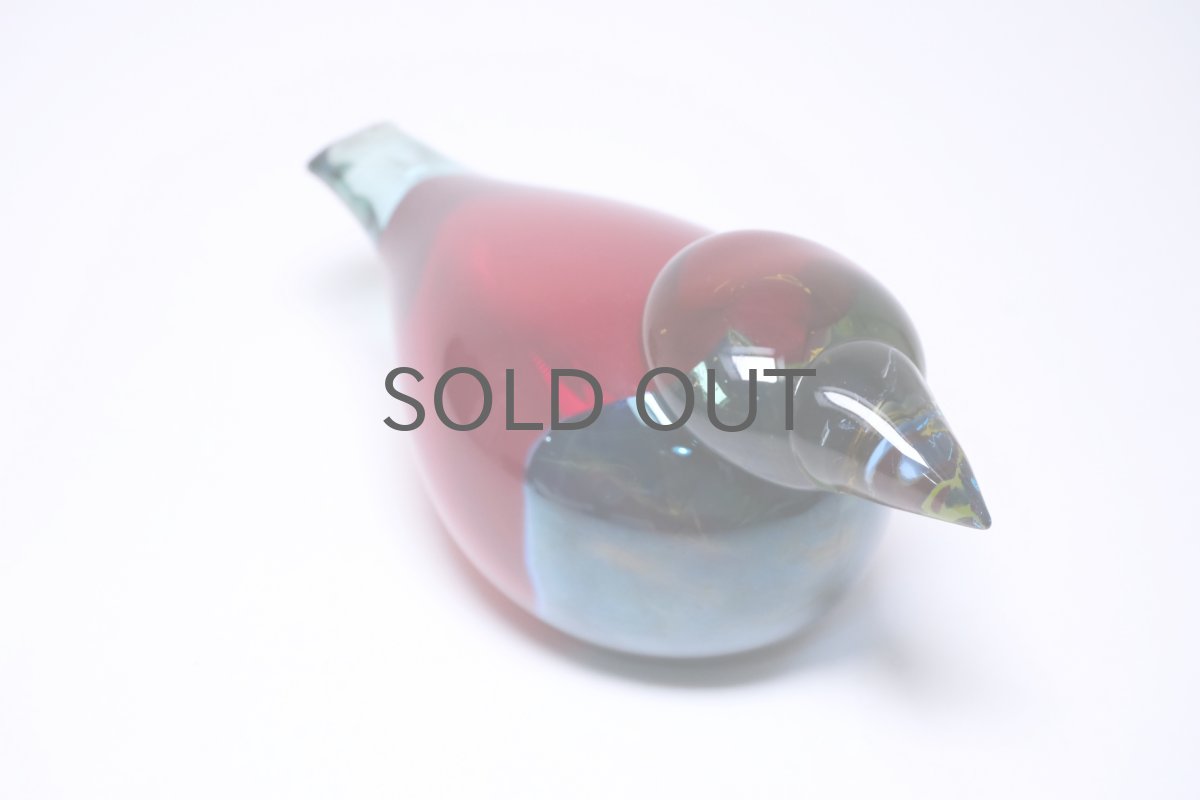 画像7: 北欧アートガラス/ビンテージガラス/Oiva Toikka/オイバ・トイッカ/Nuutajarvi/Quees Fisher/クィーンフィッシャー/2005年 (7)