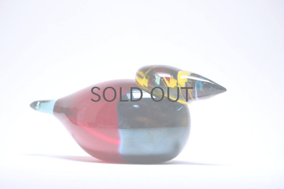 画像4: 北欧アートガラス/ビンテージガラス/Oiva Toikka/オイバ・トイッカ/Nuutajarvi/Quees Fisher/クィーンフィッシャー/2005年 (4)