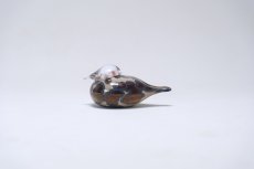 画像1: 北欧アートガラス/Oiva Toikka/オイバトイッカ/Pikku Hippi/ピックヒッピ/Small Goldencrest/スモールゴールデンクレスト/2004年/No.3 (1)