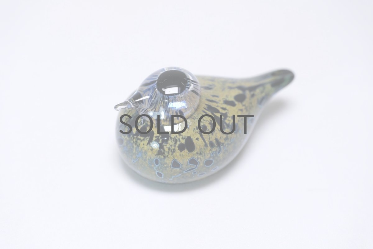 画像4: 北欧アートガラス/Oiva Toikka/オイバトイッカ/Pikku Hippi/ピックヒッピ/Small Goldencrest/スモールゴールデンクレスト/2004年/No.1 (4)