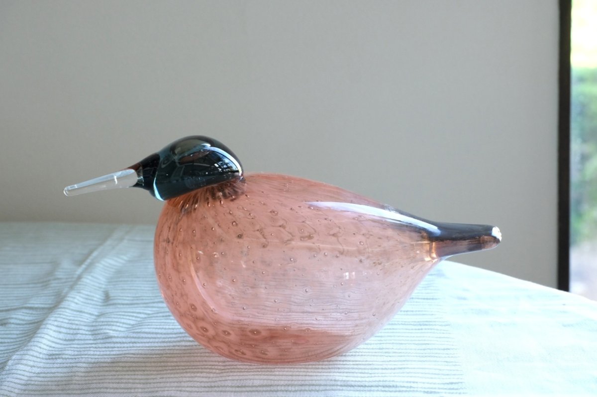 画像1: 北欧アートガラス/ビンテージガラス/Oiva Toikka/オイバ・トイッカ/iittala/イッタラ/Birds/バード/2002年アニュアルバード/Helmikana/Guinea Fowl (1)