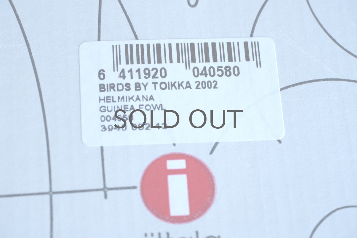 画像13: 北欧アートガラス/ビンテージガラス/Oiva Toikka/オイバ・トイッカ/iittala/イッタラ/Birds/バード/2002年アニュアルバード/Helmikana/Guinea Fowl (13)
