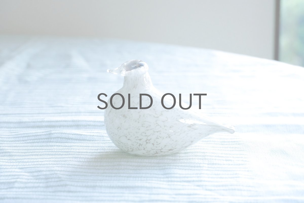 画像1: 北欧アートガラス/ビンテージガラス/Oiva Toikka/オイバ・トイッカ/イッタラ/Birds/バード/Kiiruna/キルナ/Ptarmigan/雷鳥 (1)