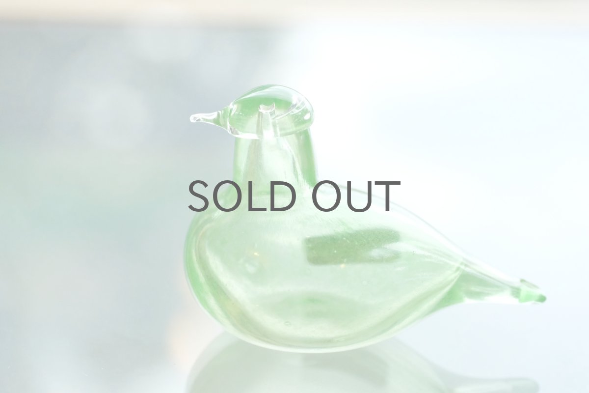 画像5: 北欧アートガラス/iittala/イッタラバード/Oiva Toikka/オイバトイッカ/Hippiainen/ヒッピアイネン/Golden-Crested Kinglet/企業バード/ライム (5)