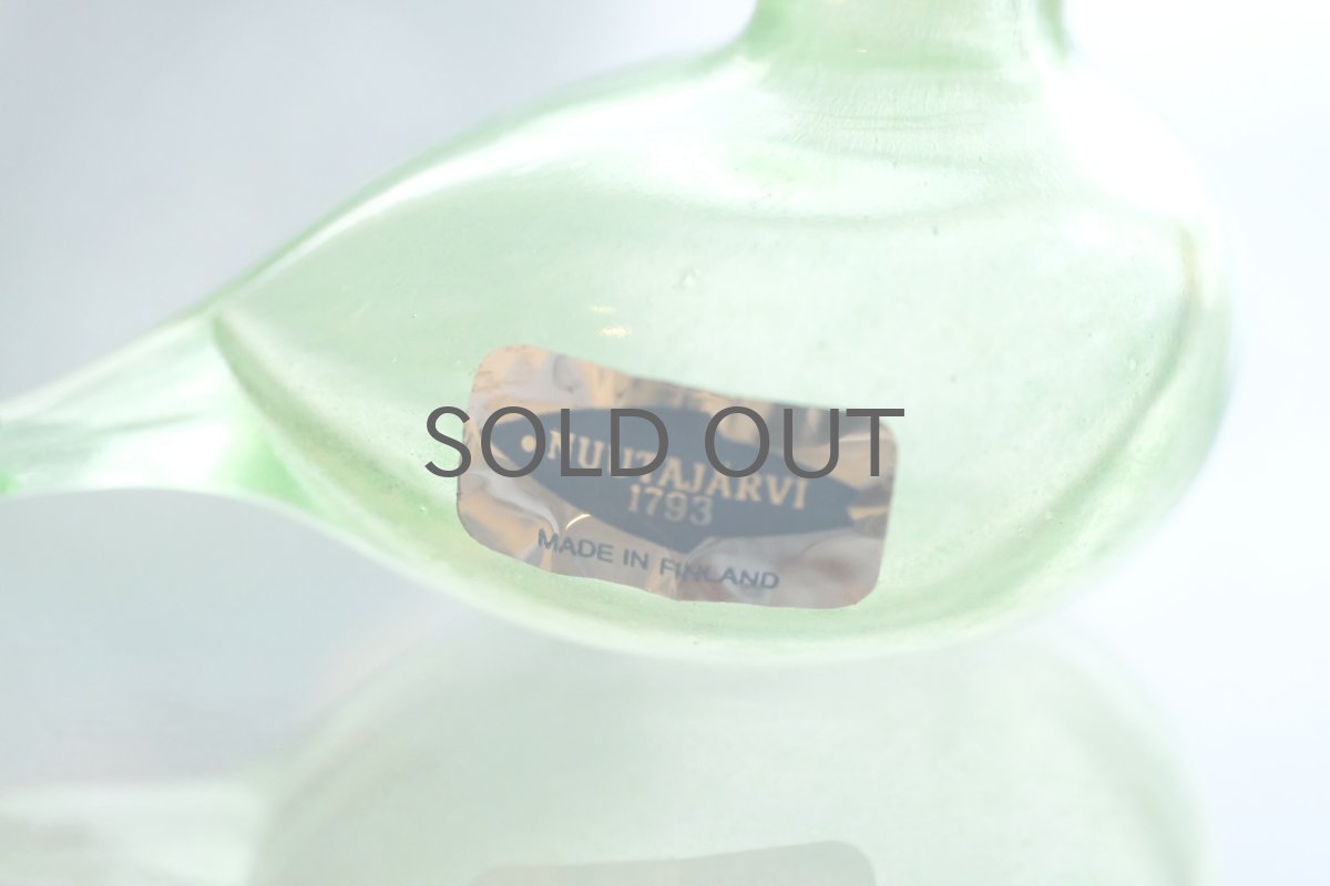 画像3: 北欧アートガラス/iittala/イッタラバード/Oiva Toikka/オイバトイッカ/Hippiainen/ヒッピアイネン/Golden-Crested Kinglet/企業バード/ライム (3)