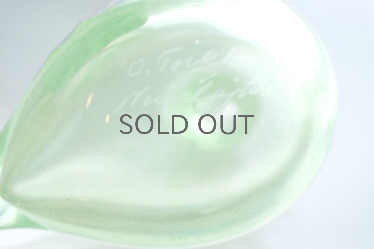 画像7: 北欧アートガラス/iittala/イッタラバード/Oiva Toikka/オイバトイッカ/Hippiainen/ヒッピアイネン/Golden-Crested Kinglet/企業バード/ライム (7)