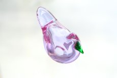 画像5: 北欧アートガラス/ビンテージガラス/Oiva Toikka/オイバ・トイッカ/Nuutajarvi/ヌータヤルヴィ/Sieppo/初期シエッポ/アメジスト&グリーン (5)