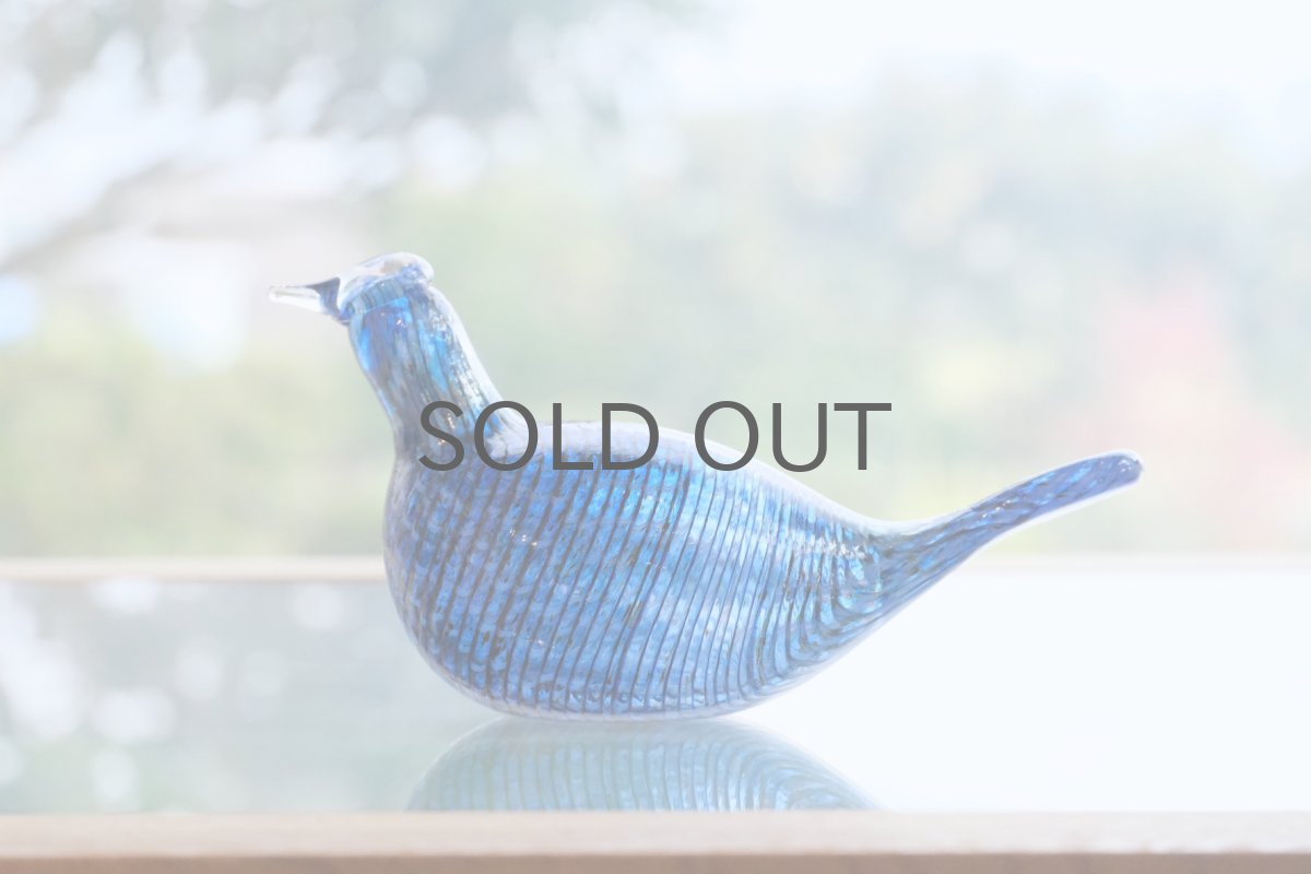 画像6: 北欧アートガラス/ビンテージガラス/Oiva Toikka/オイバ・トイッカ/iittala/イッタラ/Birds/バード/1995年/クリスマス/Blue Cuckoo/レアピース (6)