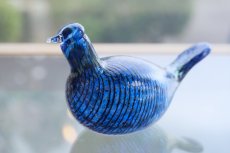 画像8: 北欧アートガラス/ビンテージガラス/Oiva Toikka/オイバ・トイッカ/iittala/イッタラ/Birds/バード/1995年/クリスマス/Blue Cuckoo/レアピース (8)