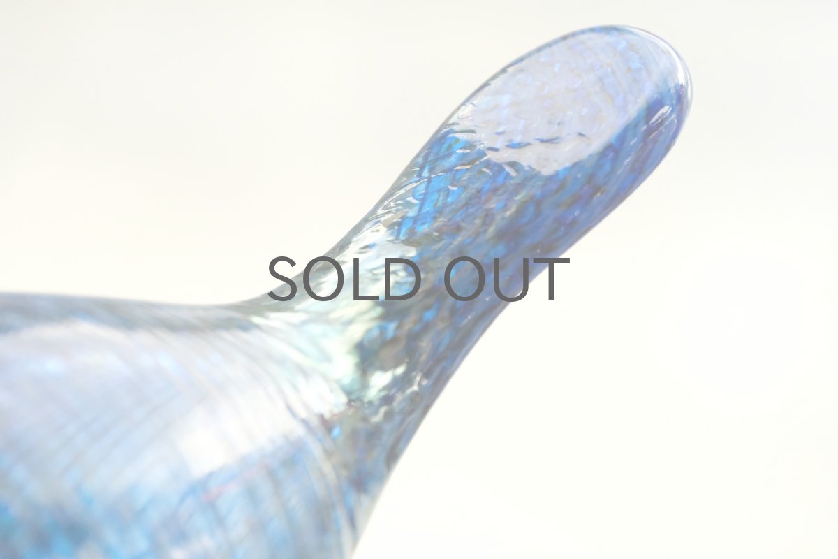 画像9: 北欧アートガラス/ビンテージガラス/Oiva Toikka/オイバ・トイッカ/iittala/イッタラ/Birds/バード/1995年/クリスマス/Blue Cuckoo/レアピース (9)