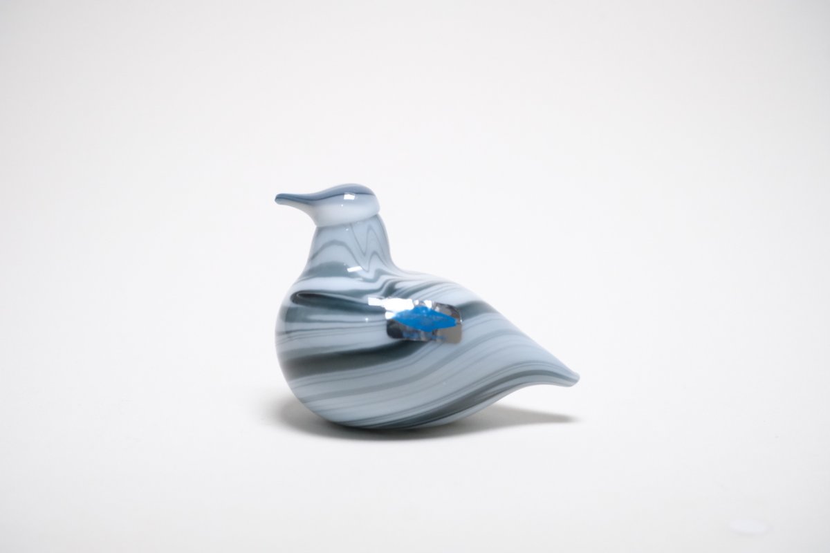 画像1: 北欧アートガラス/ビンテージガラス/Oiva Toikka/オイバ・トイッカ/iittala/イッタラ/Birds/バード/Kivitasku/Wheater (1)