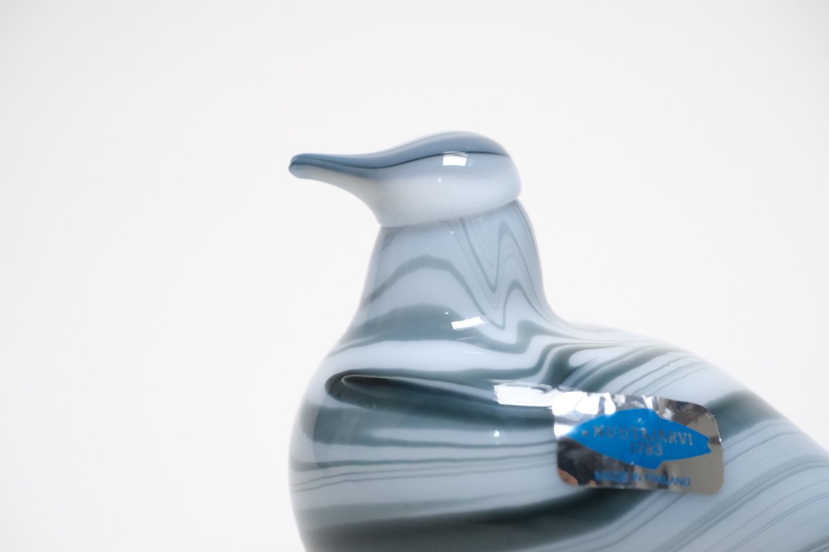 画像2: 北欧アートガラス/ビンテージガラス/Oiva Toikka/オイバ・トイッカ/iittala/イッタラ/Birds/バード/Kivitasku/Wheater (2)