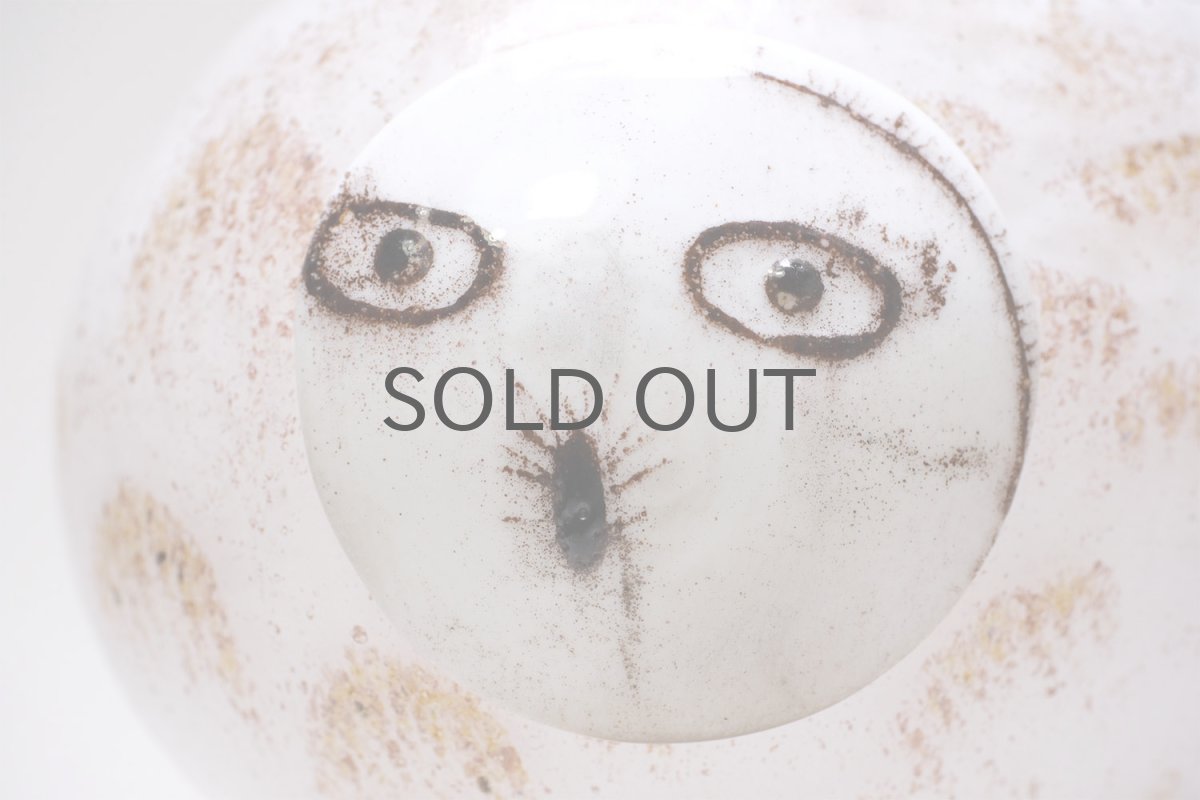 画像2: 北欧アートガラス/ビンテージガラス/Oiva Toikka/オイバ・トイッカ/Nuutajarv/ヌータヤルヴィ/Birds/バード/Lapplands Owl/ラップランドオウル (2)