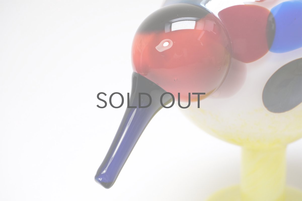 画像3: 北欧アートガラス/Oiva Toikka/オイバトイッカ/NUUTAJARVI/iittala/Birds/バード/Jalokiwi/Jewelled Kiwi/ジュエルドキウイ/No.1 (3)