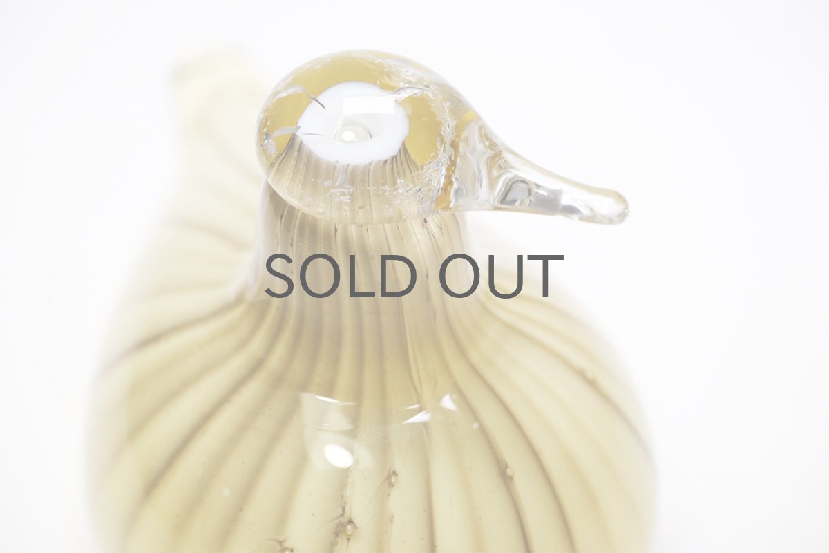 画像5: 北欧アートガラス/ビンテージガラス/Oiva Toikka/オイバ・トイッカ/Nuutajarvi/ヌータヤルヴィ/Plover/Lintu Sininen/1991-94年 (5)