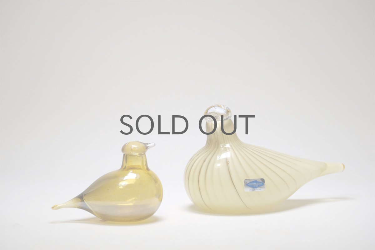 画像11: 北欧アートガラス/ビンテージガラス/Oiva Toikka/オイバ・トイッカ/Nuutajarvi/ヌータヤルヴィ/Plover/Lintu Sininen/1991-94年 (11)