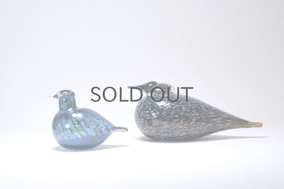 画像8: 北欧アートガラス/ビンテージガラス/Oiva Toikka/オイバ・トイッカ/iittala/イッタラ/Birds/バード/1990年/ラスターブルー (8)