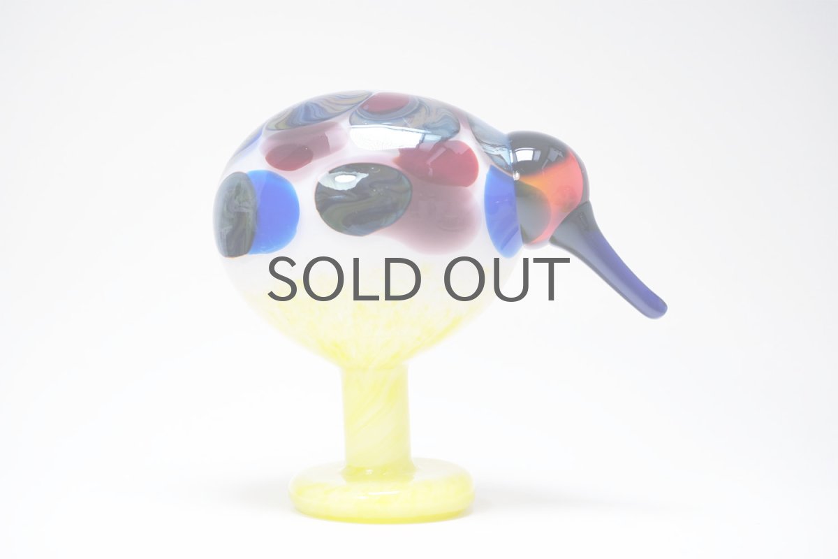 画像6: 北欧アートガラス/Oiva Toikka/オイバトイッカ/NUUTAJARVI/iittala/Birds/バード/Jalokiwi/Jewelled Kiwi/ジュエルドキウイ/No.1 (6)