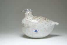 画像1: 北欧アートガラス/ビンテージガラス/Oiva Toikka/オイバ・トイッカ/イッタラ/Birds/バード/Riekko/リエッコ/Willow Grouse/ウィローグース (1)