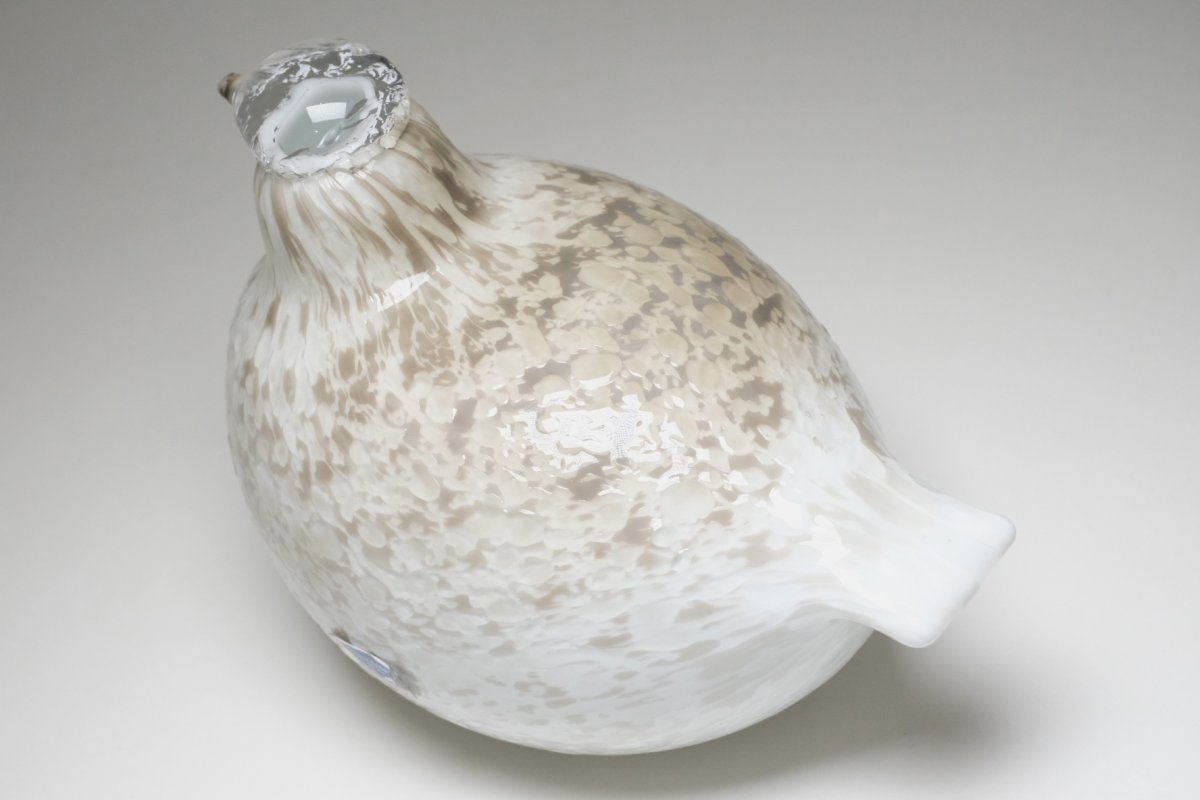 画像7: 北欧アートガラス/ビンテージガラス/Oiva Toikka/オイバ・トイッカ/イッタラ/Birds/バード/Riekko/リエッコ/Willow Grouse/ウィローグース (7)