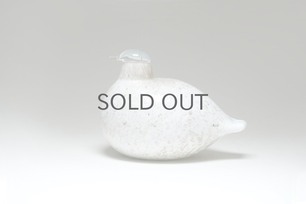 画像1: 北欧アートガラス/ビンテージガラス/Oiva Toikka/オイバ・トイッカ/イッタラ/Birds/バード/Riekko/リエッコ/Willow Grouse/ウィローグース/Mサイズ (1)