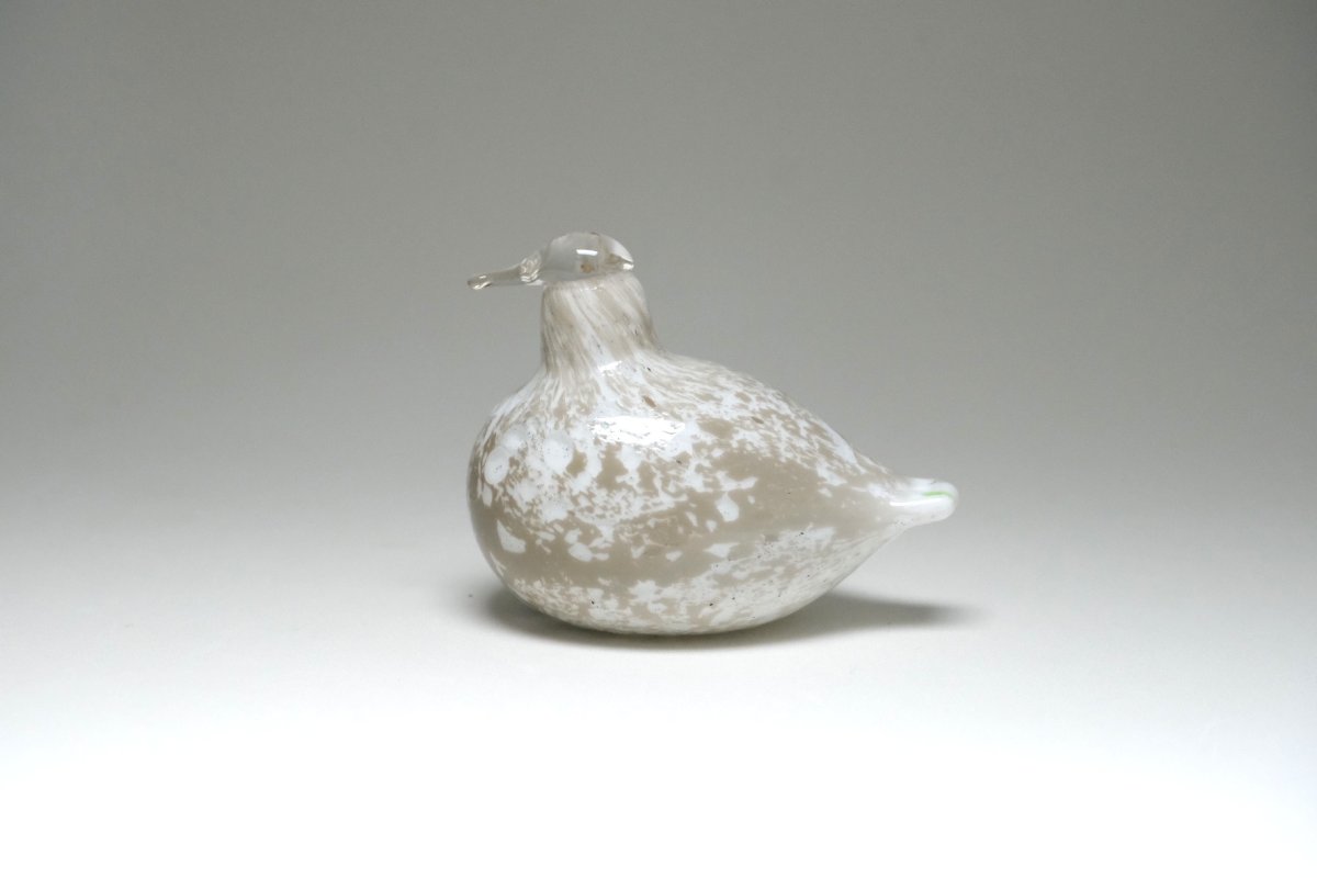 画像1: 北欧アートガラス/ビンテージガラス/Oiva Toikka/オイバ・トイッカ/イッタラ/Birds/バード/Kiiruna/キルナ/Ptarmigan/雷鳥 (1)